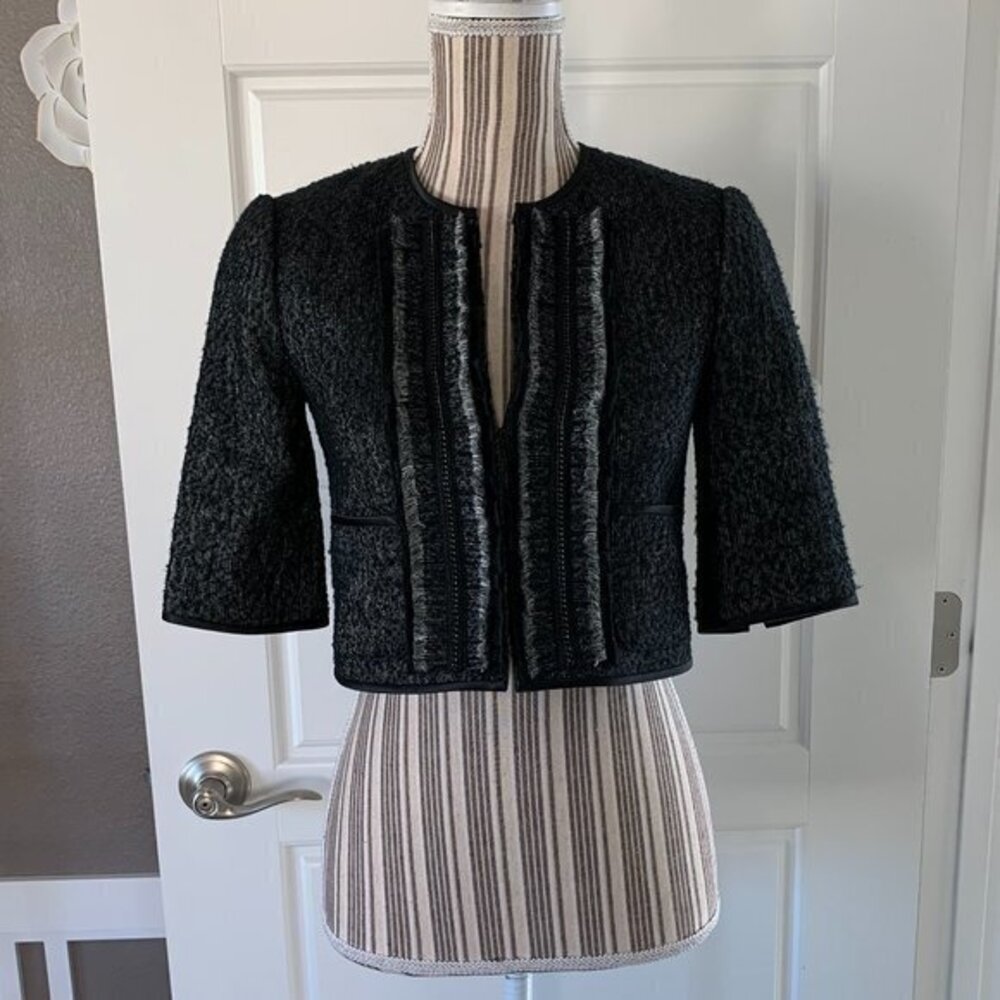 BCBGMaxAzria Campbell Crop Jacket
